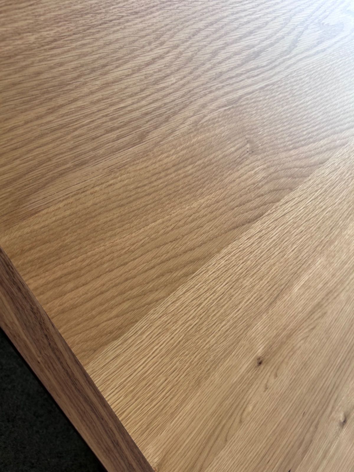 オーク節あり突き板