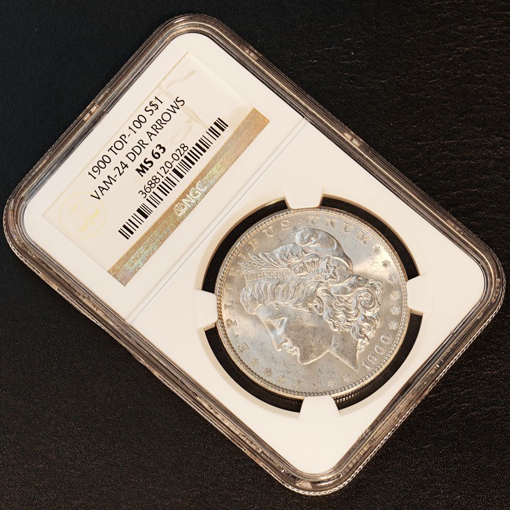 モルガンダラー 1900年 1ドル銀貨 NGC MS63 鑑定品 VAM-24 DDR ARROWS - メルカリ