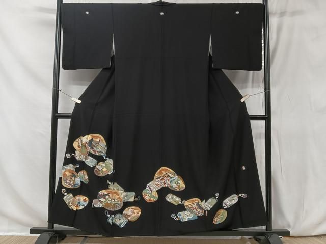 平和屋着物＊夏物 色無地 絽 黒鳶色 正絹 逸品 未使用 CAAV3812dy