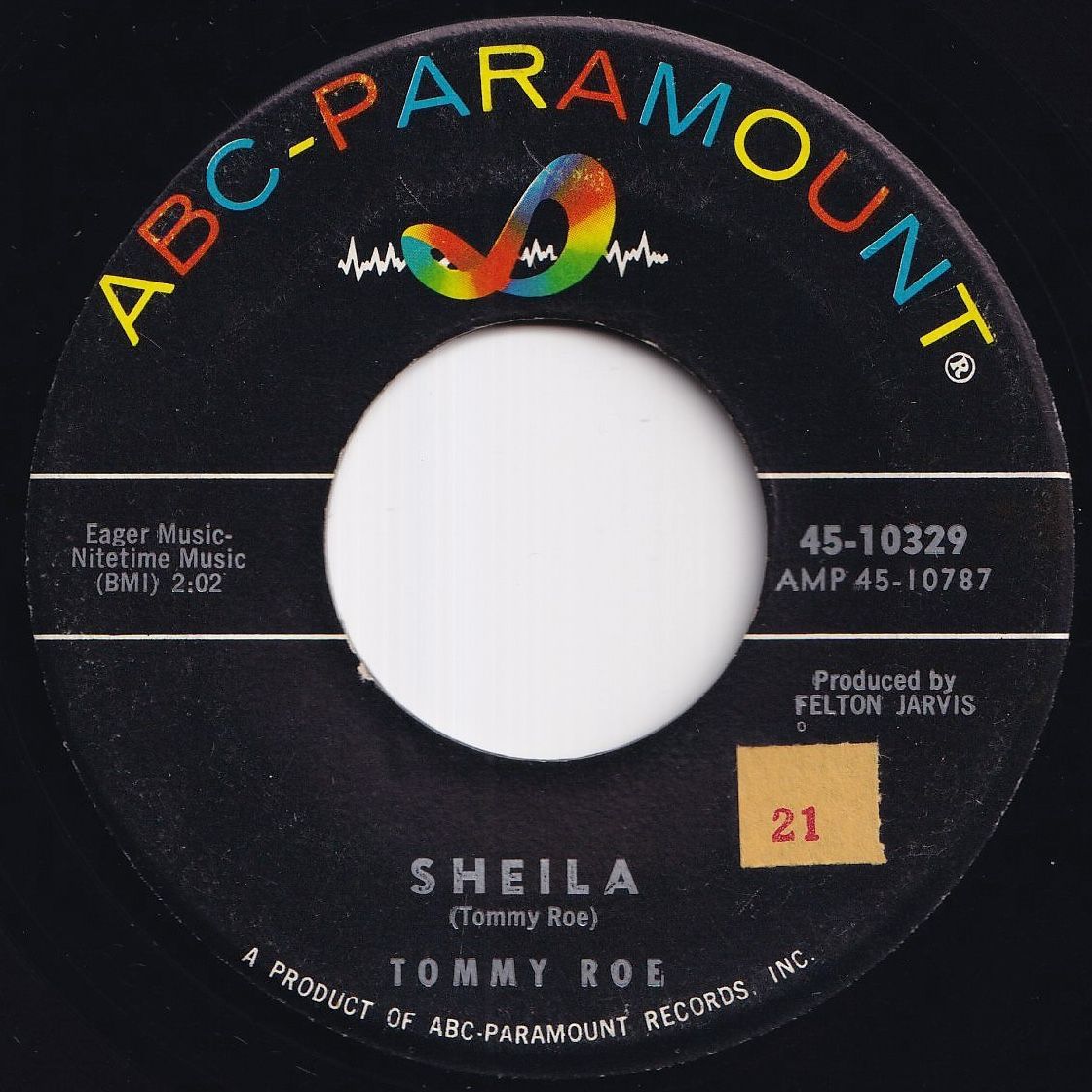 洋楽 Sayrie Tommy Roe Sheila / Save Your Kisses ABC-Paramount US 45