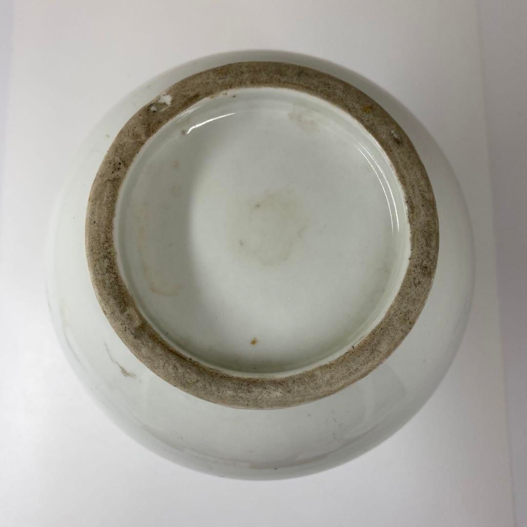 中国清時代 徳化窯双龍耳花瓶 高さ24.5㎝ 東Y6-