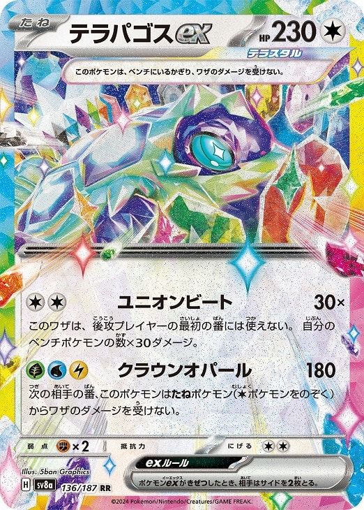 わ*め様 ポケカ　テラパゴス　psa10 PSA10】 テラパゴスex (SAR) {130/102} [SV7/ステラミラクル