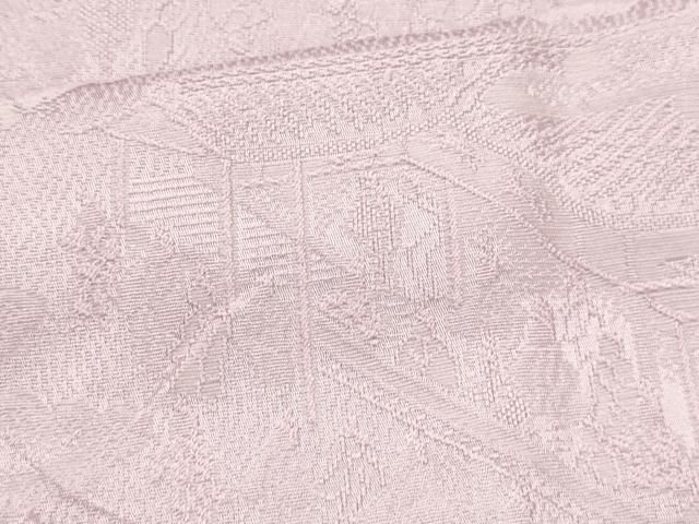 平和屋着物■上質な色無地　風景地紋　紅梅色　さが美扱い　正絹　逸品　AAAT7772es 平和屋着物□上質な色無地 風景地紋 紅梅色 さが美扱い 正絹 逸品