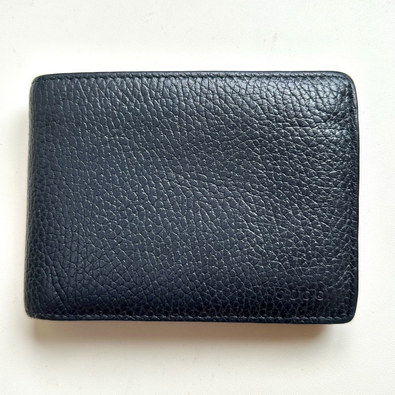 GUCCI 二つ折り財布 ネイビー