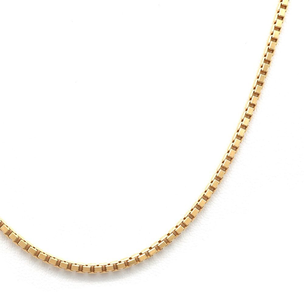 受注品【新品】 K18 ベネチアンチェーンネックレス極太(2.4mm) 50cm 