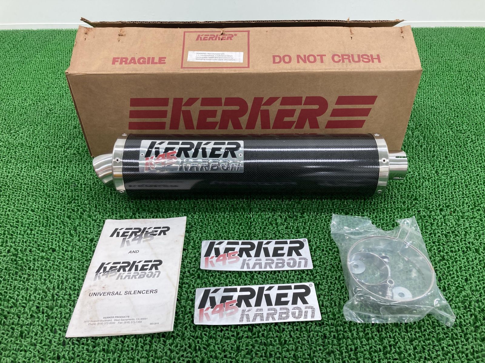 KERKER製 サイレンサーマフラー 171-20180 社外 新品 バイク 部品 K45