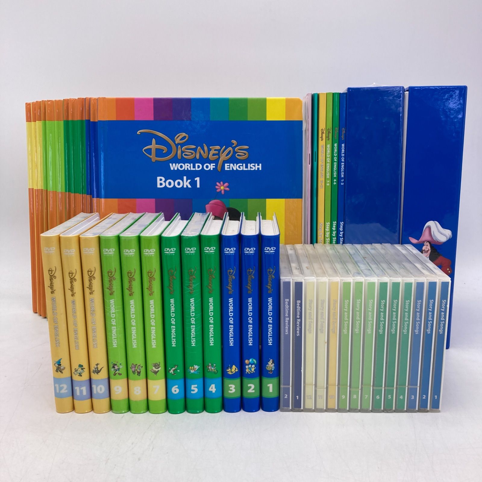 2016年 メインプログラムセット 絵本 CD DVD24枚 新子役 字幕あり ディズニー英語システム DWE Disney ワールドファミリー 504021