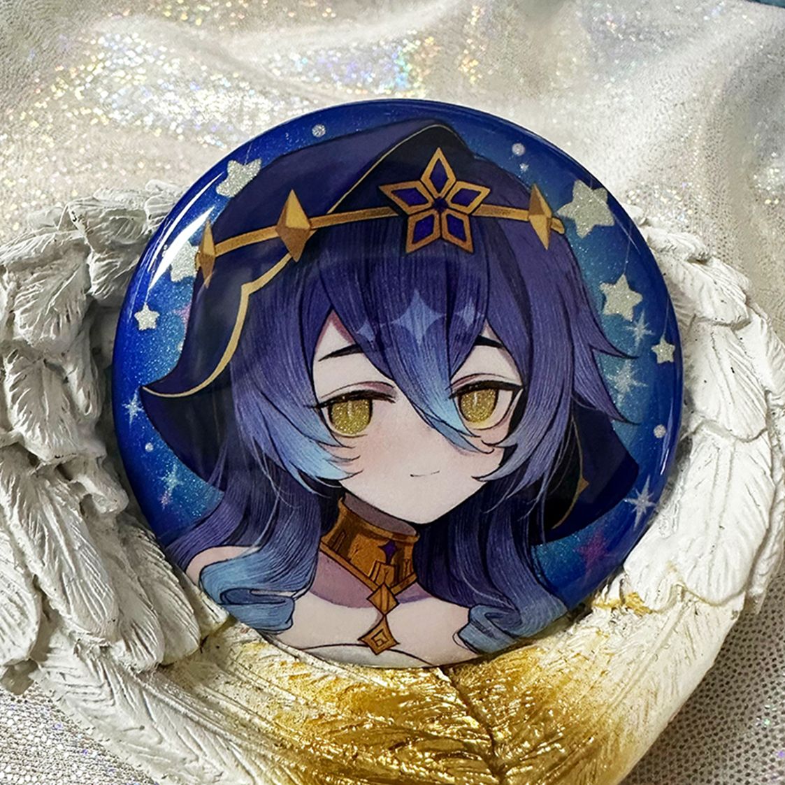 原神 同人缶バッジ レイラ A 缶バッヂ - メルカリ
