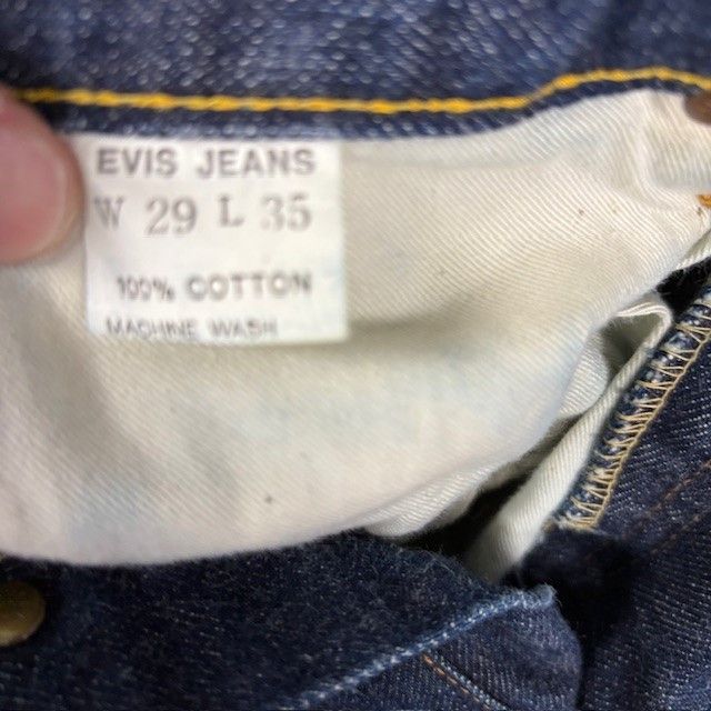 EVIS EVISU 初期 戎パッチ 虎耳 №2 lot2504XX W29Ⅼ35 EVIS JEANS
