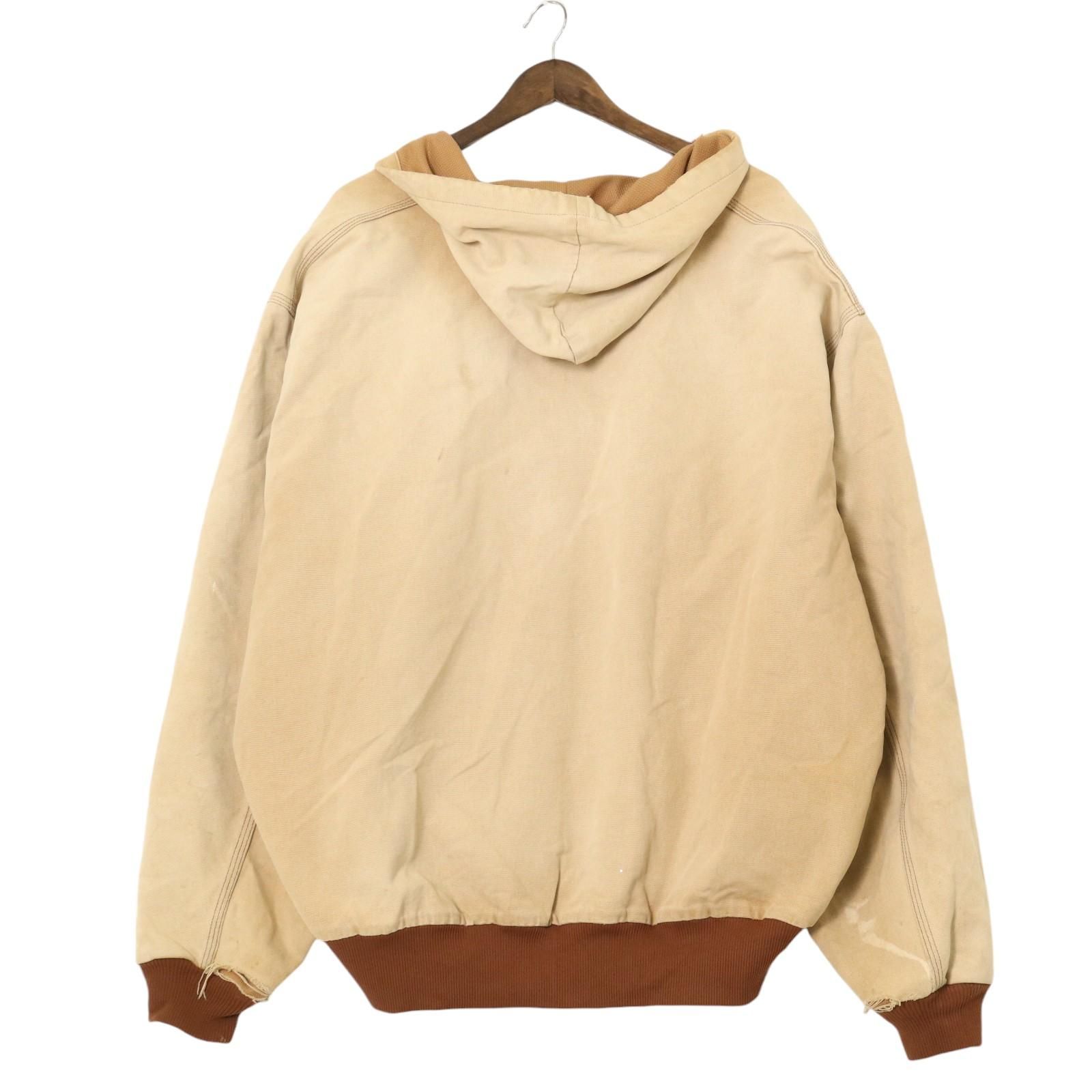 90年代 USA製 Carhartt カーハート アクティブジャケット ベージュ