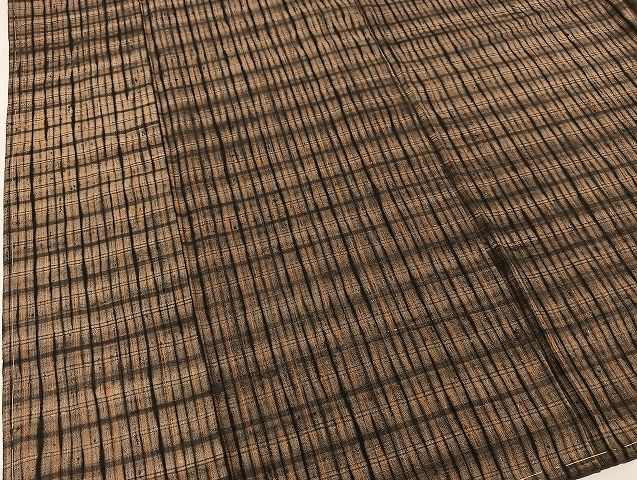 平和屋着物○上質な紬 格子柄 正絹 逸品 未使用 BAAT0794yc - メルカリ