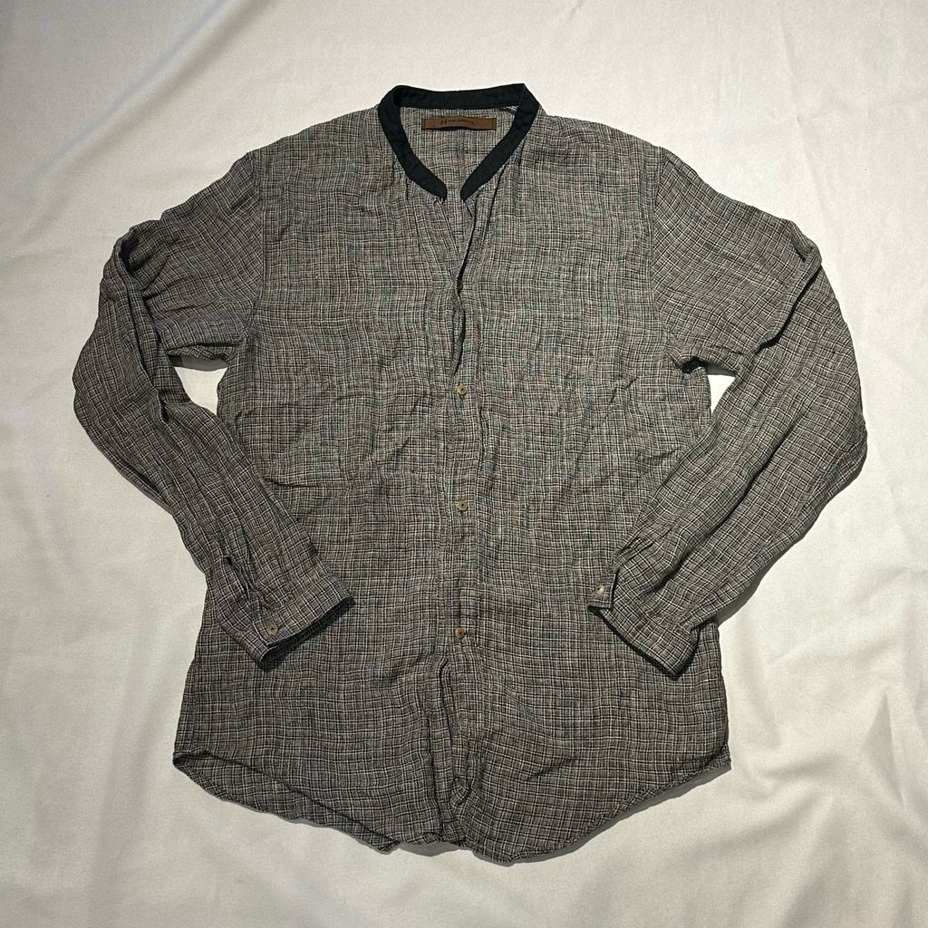 Honor gathering（オナーギャザリング）　スタンドカラーシャツ Honor gathering オナーギャザリング Indigo Dye Shirt シャツ