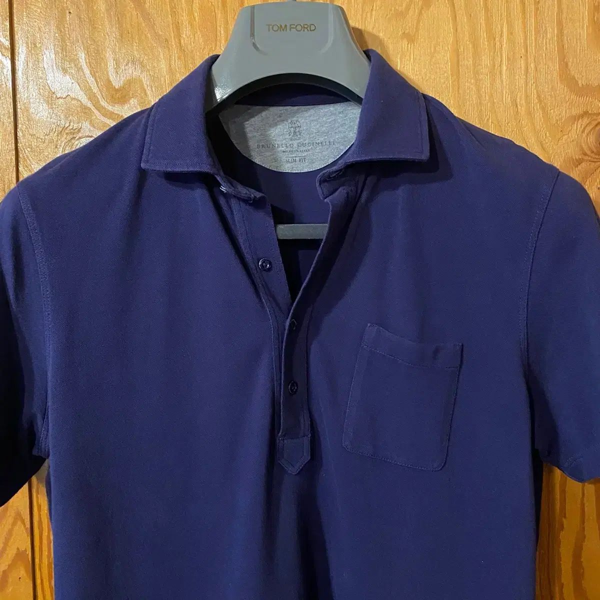 ブルネロ BRUNELLO CUCINELLI ブルネロクチネリ ネイビー ポロTシャツ