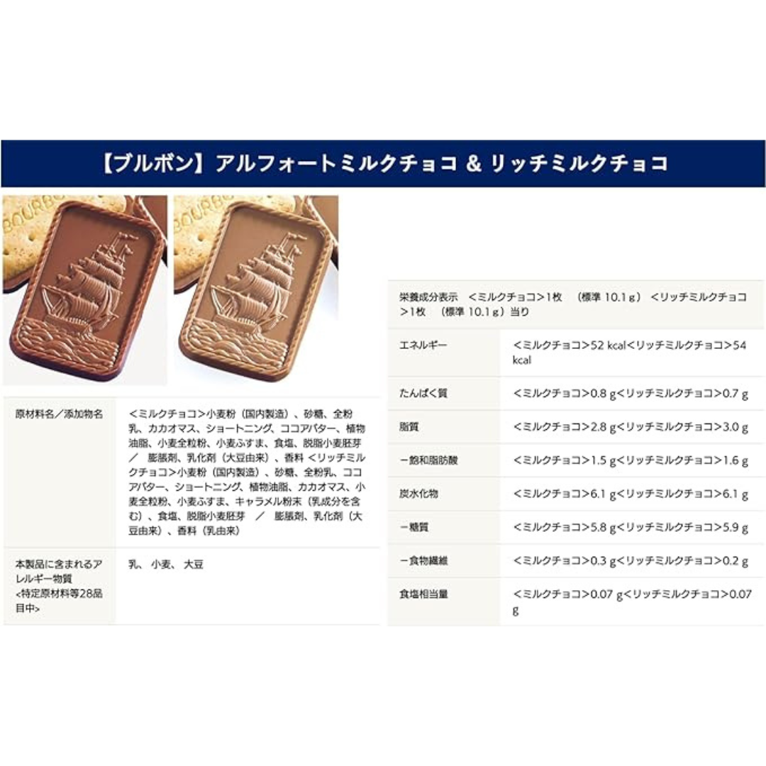 ブルボン アルフォート詰め合わせ 1.5kg ミルクチョコレートとリッチミルクチョコレート