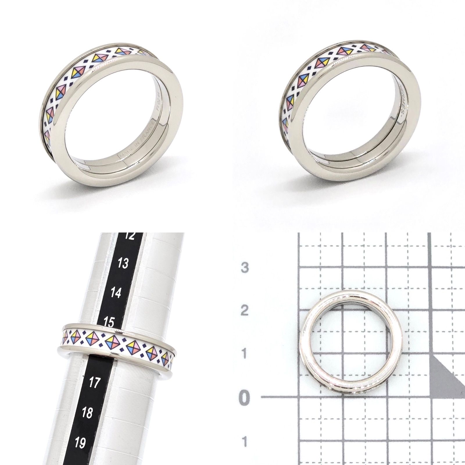 宝石つむり コーネルピン ピンクダイヤ リング 重ね付け リング Pt900