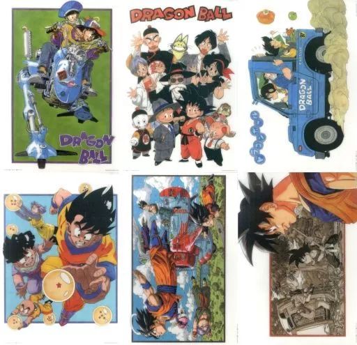 雑貨　全6種セット ビジュアルボード 「一番くじ ドラゴンボール EX 地球を守る戦士たち」 I賞 中古】雑貨 全6種セット ビジュアルボード 「一番くじ