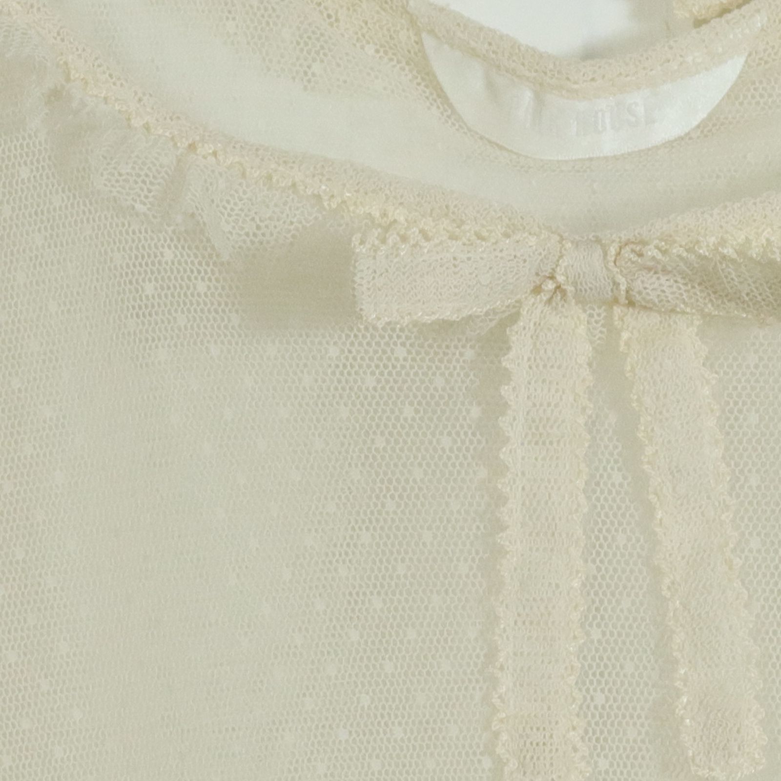 美品】ピンクハウス☆ドットチュールレース たっぷりピコフリルが  