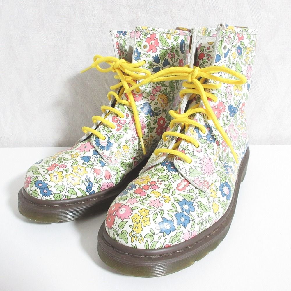 安いオーダー Dr.Martens◇レースアップブーツ/US7/BLK/レザー/AW004