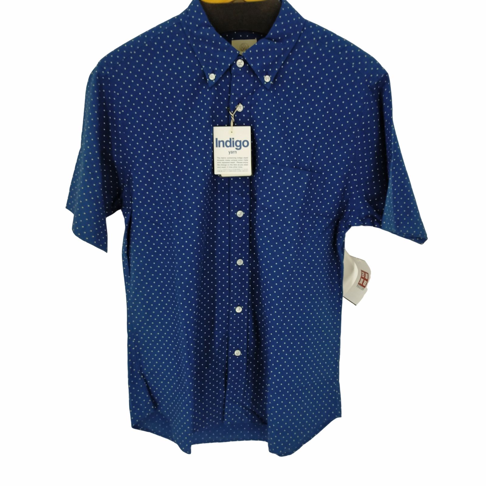 ビューティーアンドユースユナイテッドアローズ BEAUTY u0026 YOUTH UNITED ARROWS ドット柄 BD半袖シャツ メンズ import：XL 