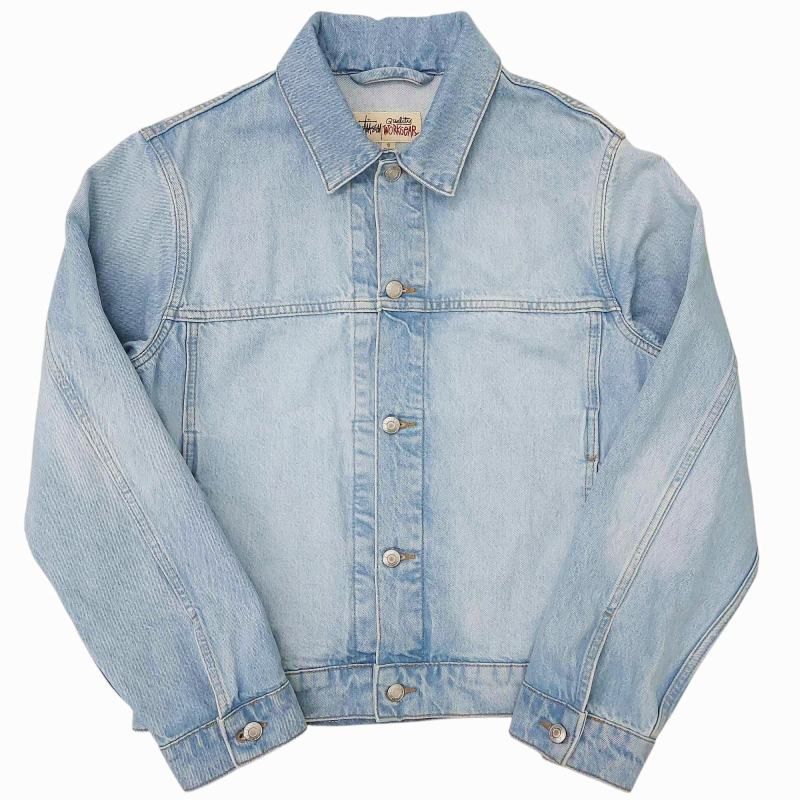 Stussy Trucker Jacket Denim ライトブルー Trucker Jacket Denim – Light Wash | Outerwear | Stüssy Japan