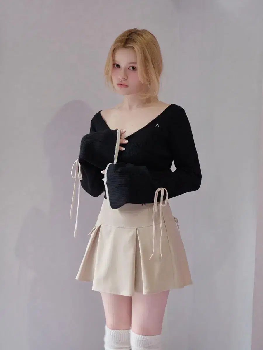andmary とメアリー Silk cachecoeur tops スナ系 日本ブランド
