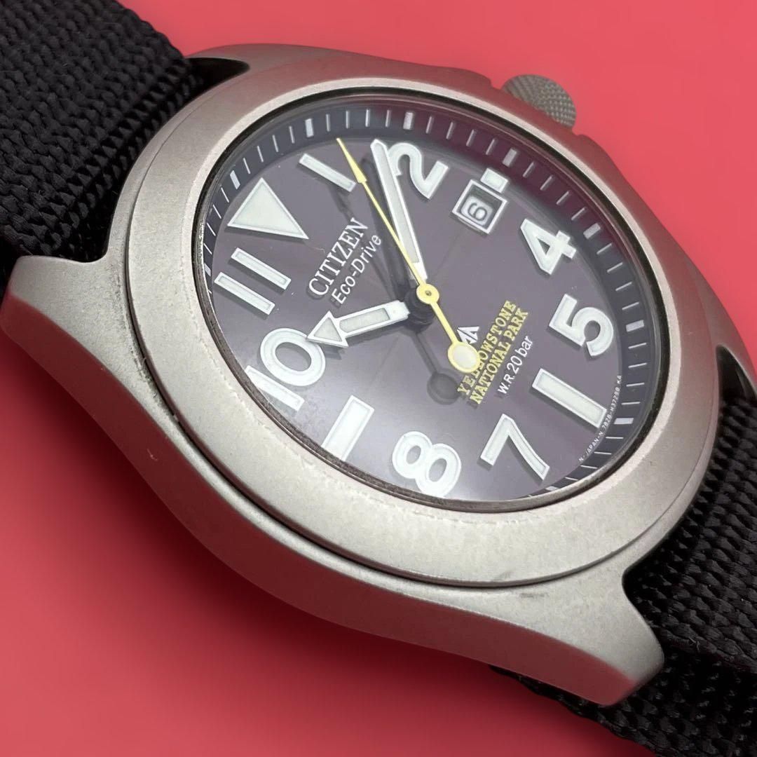 ☆ CITIZEN ☆ PROMASTER ☆ イエローストーン ☆ チタン ☆ Yahoo!オークション -「シチズン イエローストーン