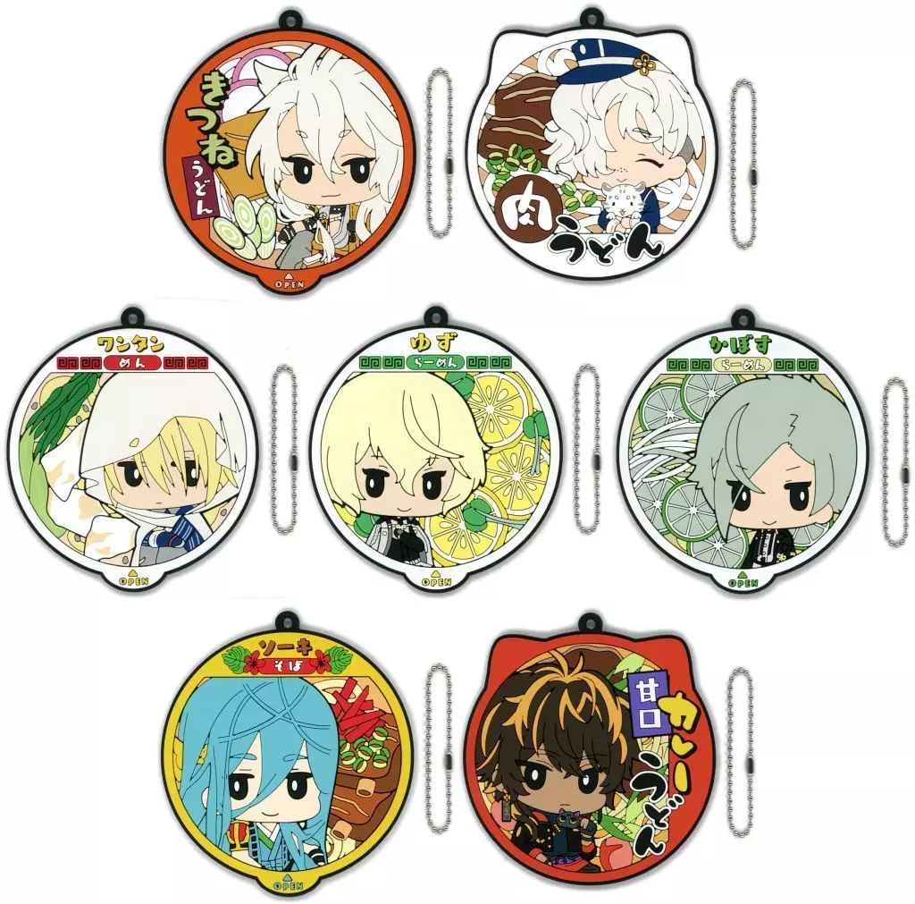 中古】コースター 全7種セット ぬーどるラバーコースター