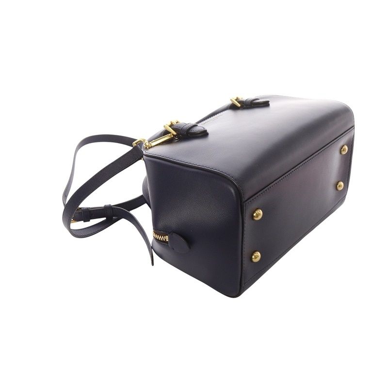 ジェイ&エムデヴィッドソン J&M Davidson オリビア OLIVIA ハンドバッグ ショルダーバッグ 2way 斜め掛け レザー 紺 ネイビー  /YO17 - メルカリ