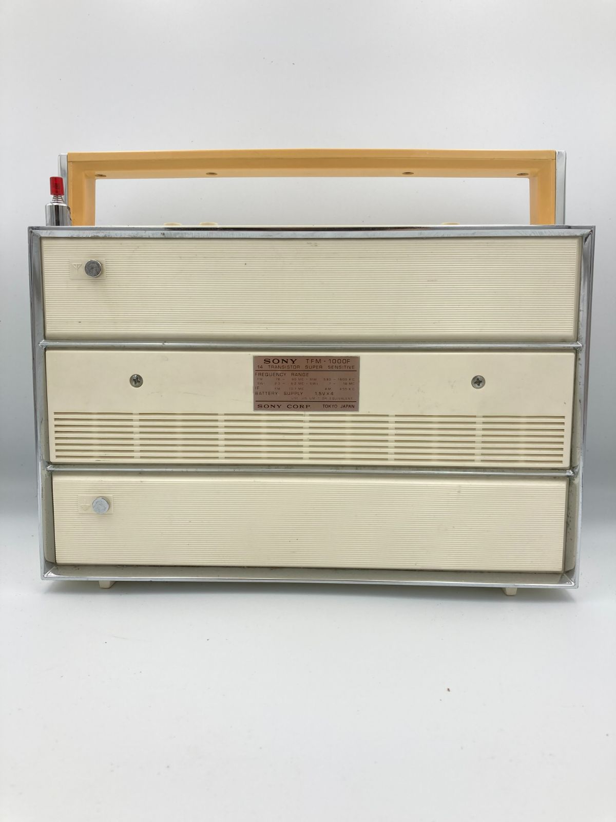  √ ソニー トランジスタラジオ SONY TFM-1000 F 4バンド FM MW SW 1 2 ラジオ ラジカセ ラジオ コンポ