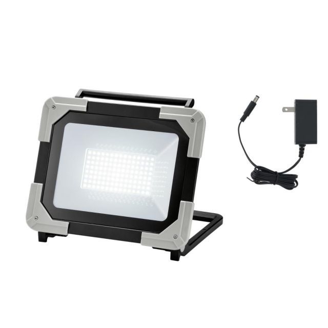 高儀 Takagi EARTH MAN 充電式 LED ワークライト 50W WLT-50LiA 薄型 コンパクト 光量 3段階調節 約8時間 連続点灯 広角 防水 防塵 投光器 作業灯 作業ライト フラッドライト 夜間 暗所 屋外作業