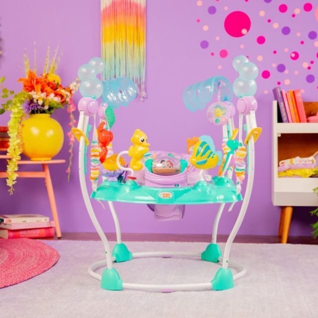 Kids2 Bright Starts 16725 ディズニー リトルマーメイド アクティビティジャンパー キッズツー ブライトスターツ ジャンパー 赤ちゃん 6ヶ月 知育玩具 教育 出産祝い 室内遊び ギフト プレゼント 誕生日 お祝い