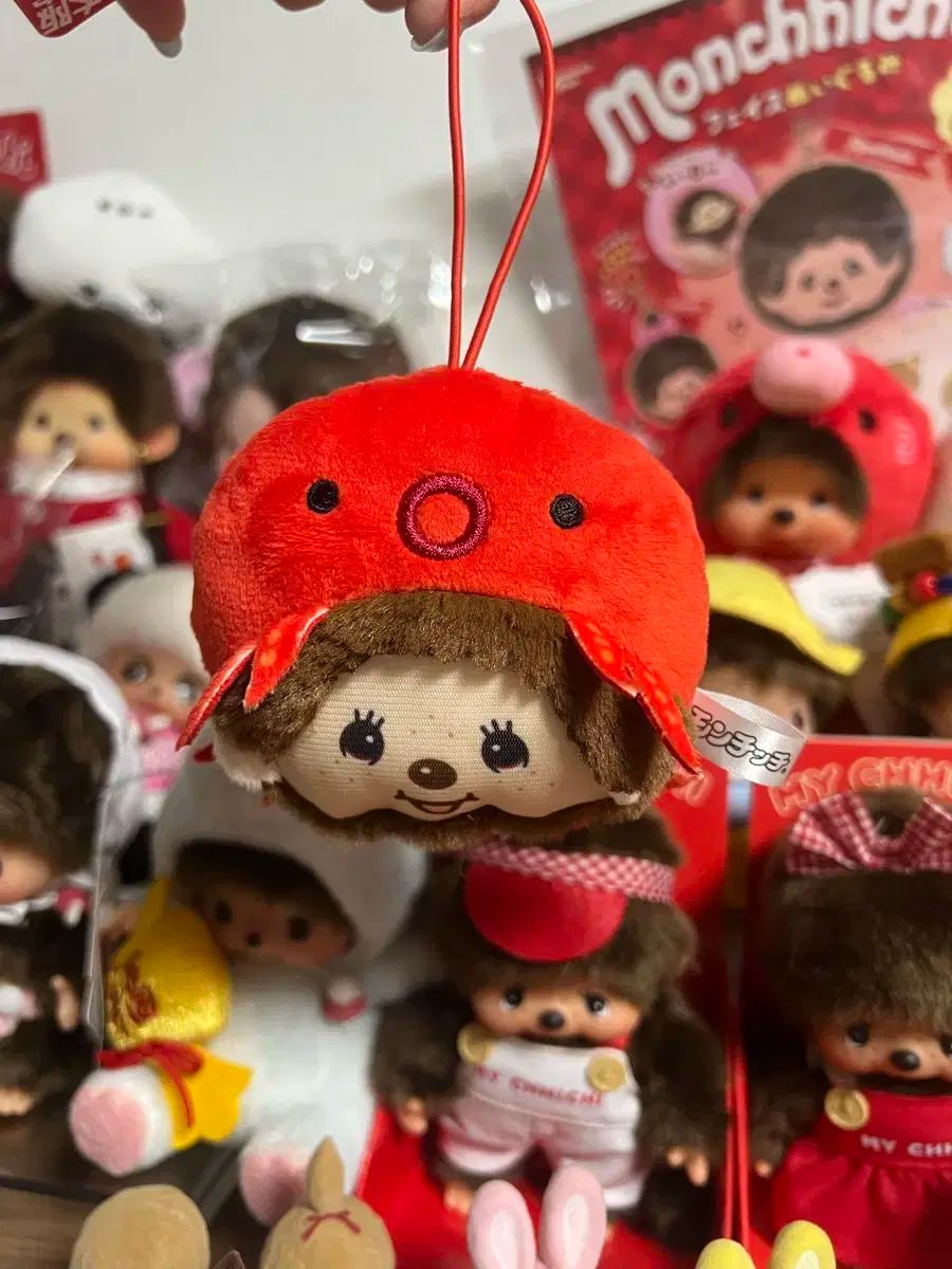 大阪 たこ焼き モンチッチ キーホルダー 男の子 #12 大阪限定