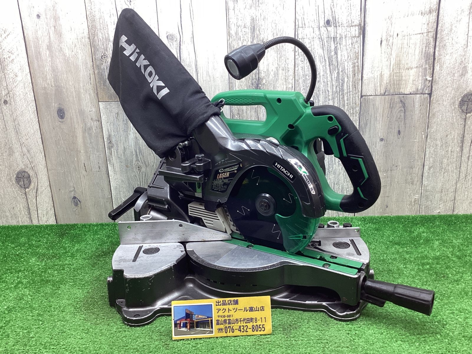 Cランク ●ハイコーキ HIKOKI 旧 日立工機 コードレス卓上スライド丸のこ C3606DRA NN レーザー故障●アクトツール富山店●O
