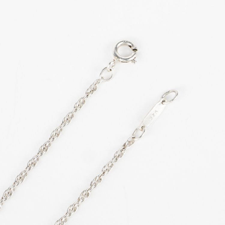 美品】TIFFANY ツイストハートネックレス シルバー ヴィンテージ 