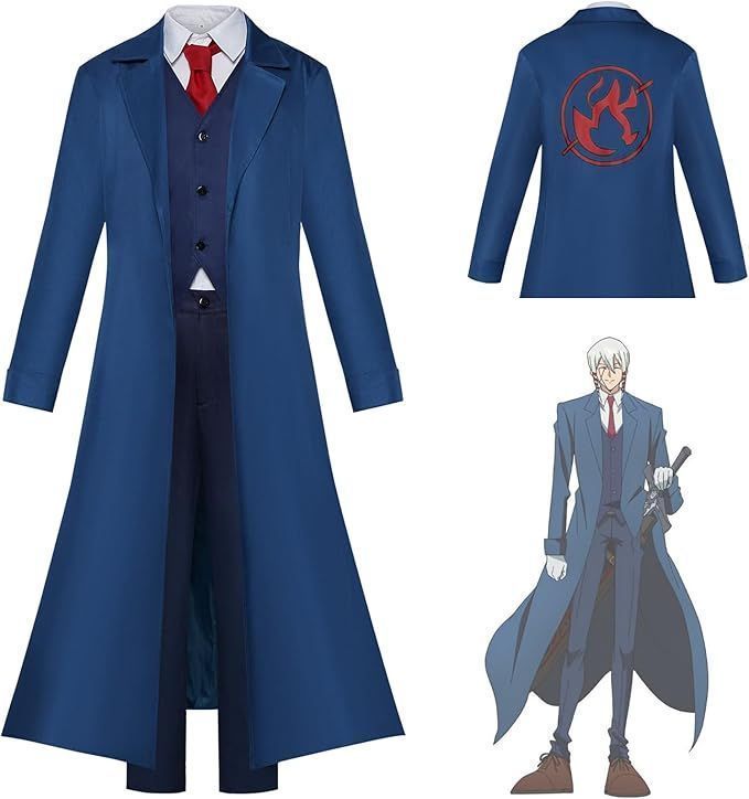 マッシュル-MASHLE- カルド・ゲヘナ コスプレ衣装 炎の神杖の神覚者 コスチューム 変身 仮装 ステージ服 ハロウィン