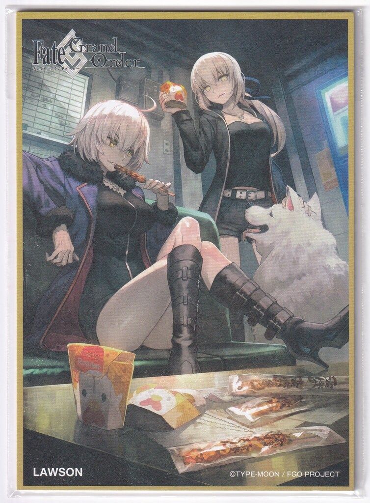 ローソン ミニ色紙 ローソン×FGO ジャンヌオルタ＆セイバー