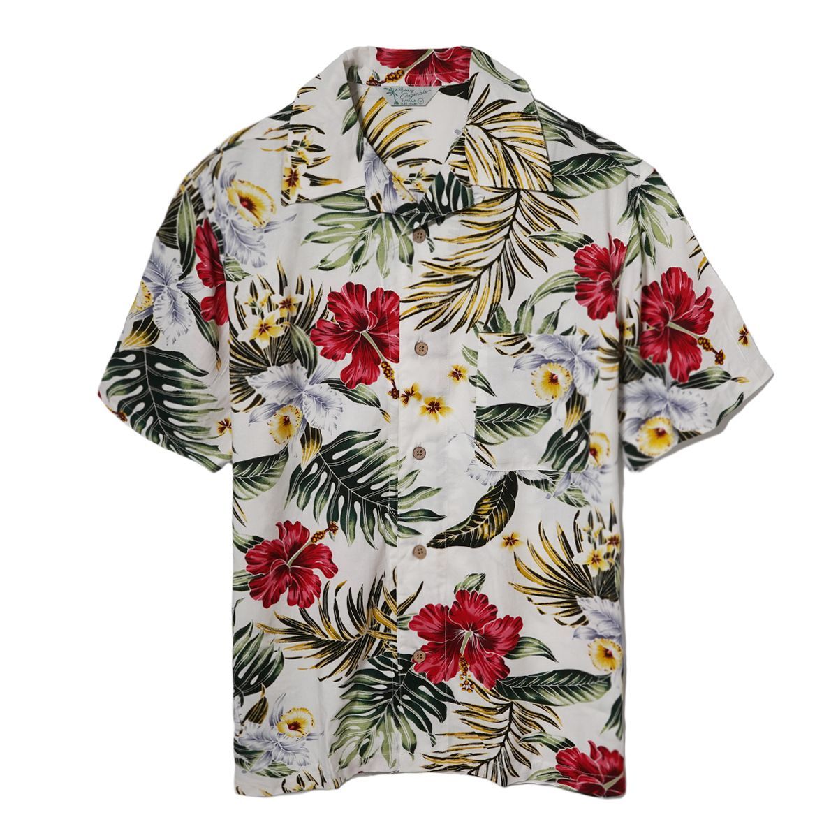 JUNYA 希少 2016 レーヨン アロハ シャツ S オープンカラー 花柄 JUNYA 希少 2016 レーヨン アロハ シャツ S オープンカラー 花柄