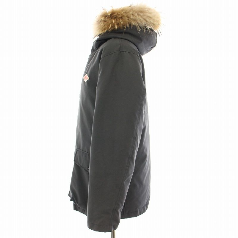 ダントン ダウンジャケット カラシ色S 36 ラクーンファー