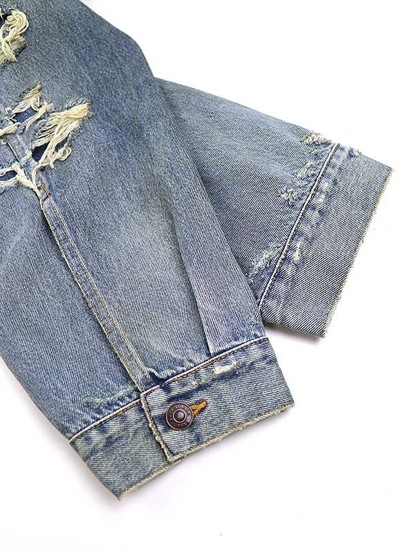 BALENCIAGA バレンシアガ 23SS PATCHED DESTROYED JACKET デストロイ