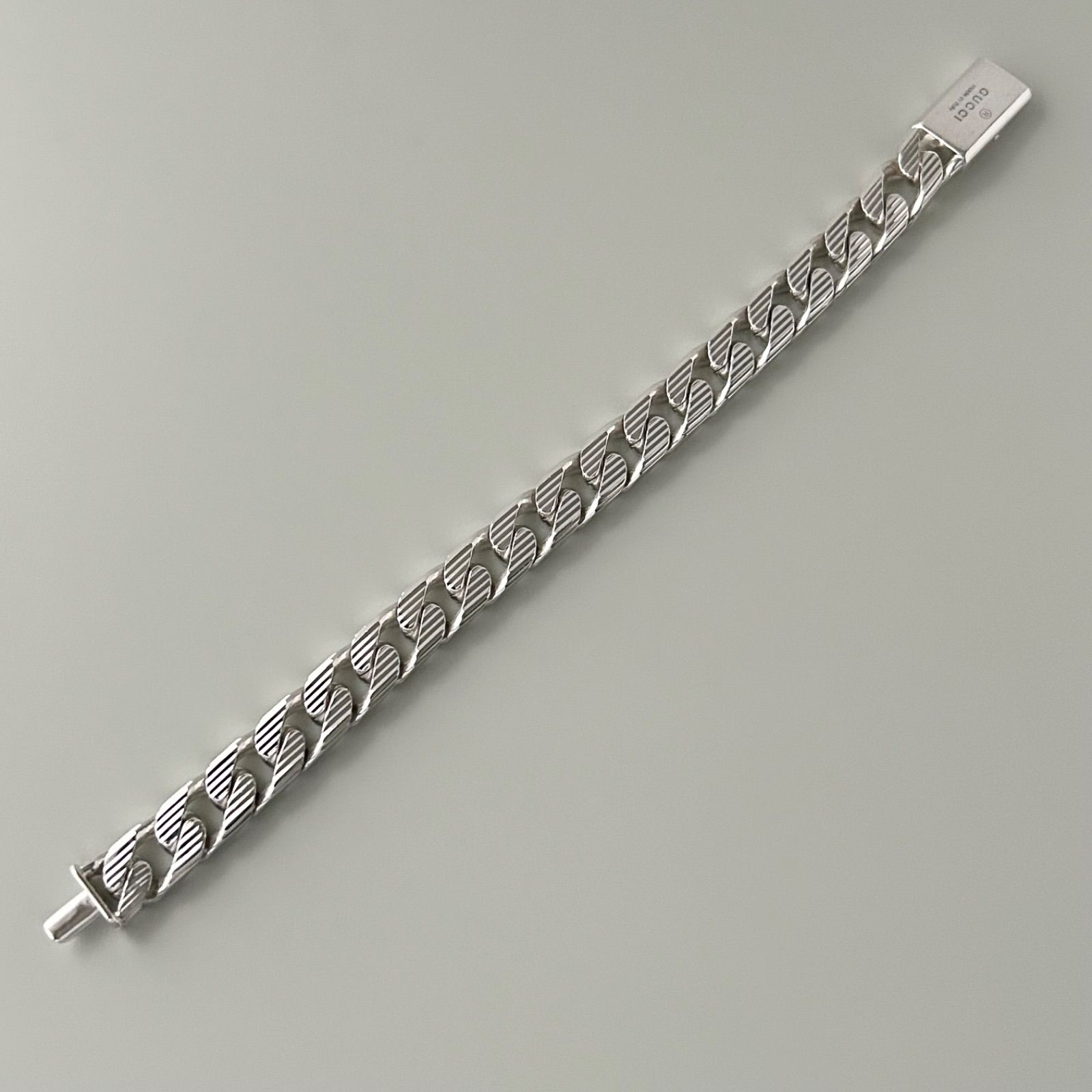 GUCCI 喜平 ブレスレット ストライプ #18 GUCCI 喜平 ブレスレット ストライプ #18 GUCCI 喜平 ブレスレット