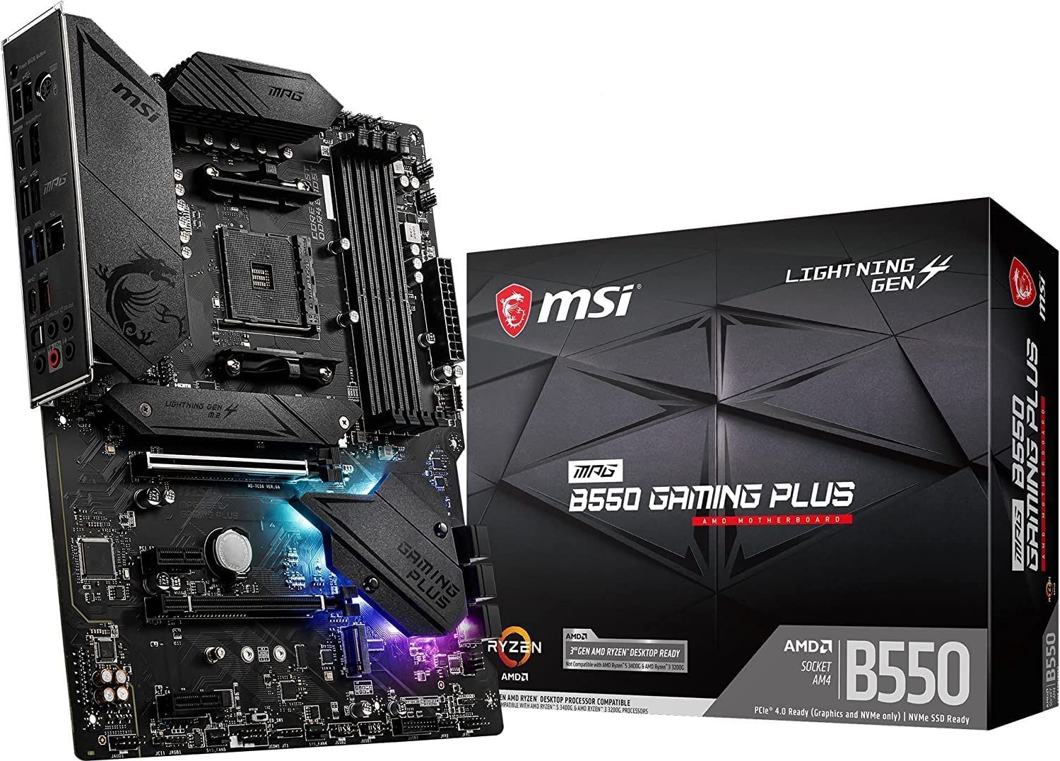 MSI マザーボード MPG B550 GAMING PLUS/A MB5873 A0327 0410ML003 0120240408102637