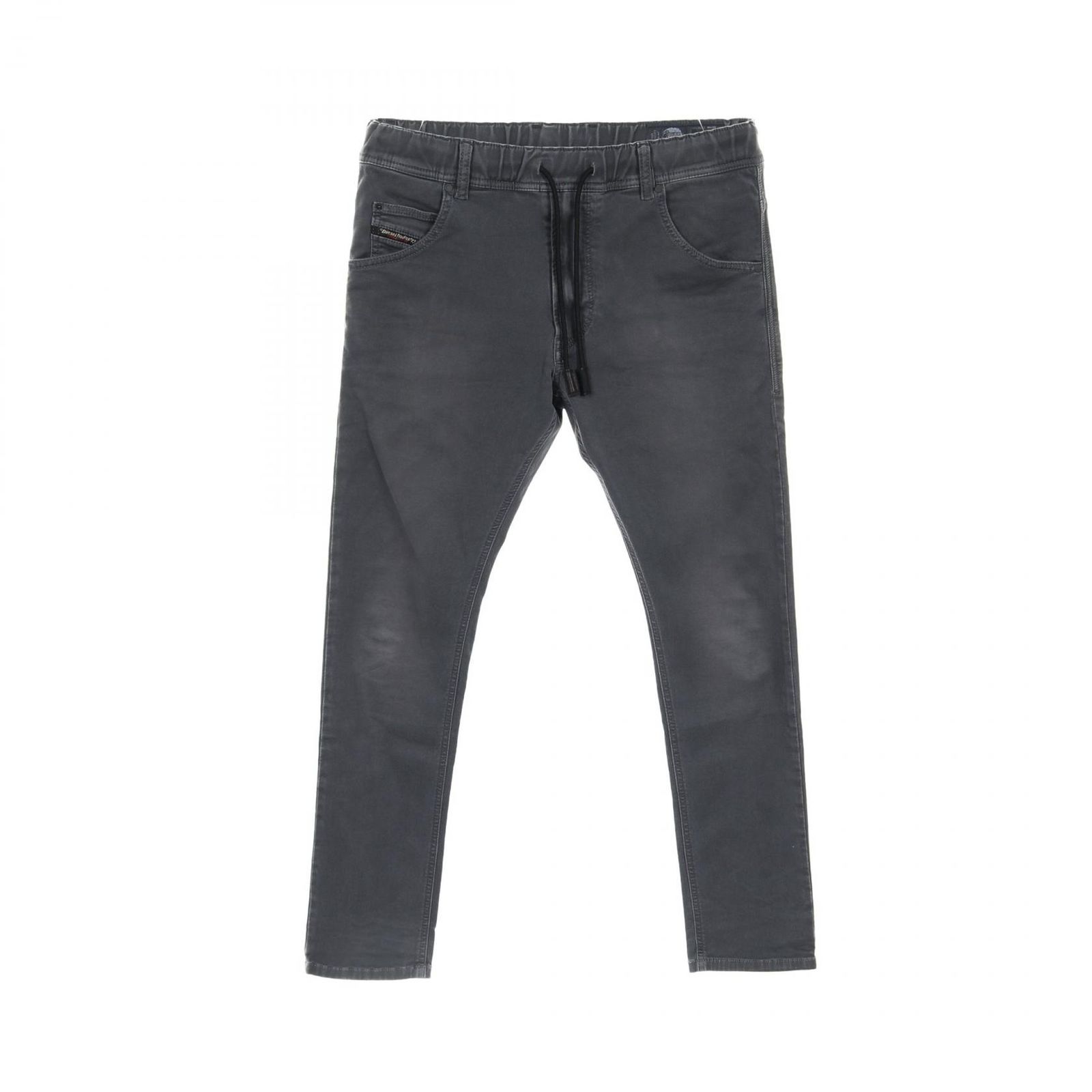 ディーゼル DIESEL デニムパンツ KROOLEY-NE グレー コットン パンツ メンズ Used A