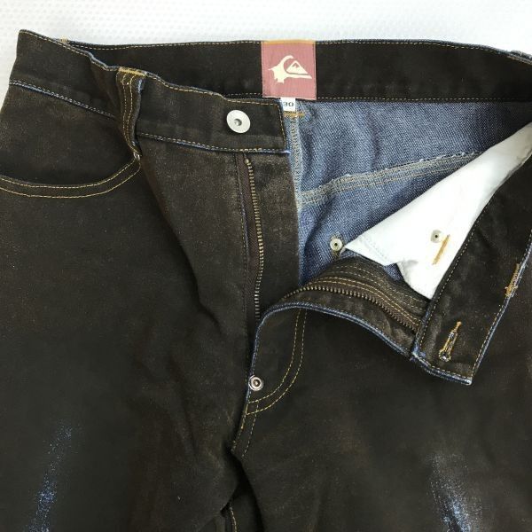 希少☆クイックシルバー/QUIKSILVER☆粉末牛革/レザーパウダー/デニム