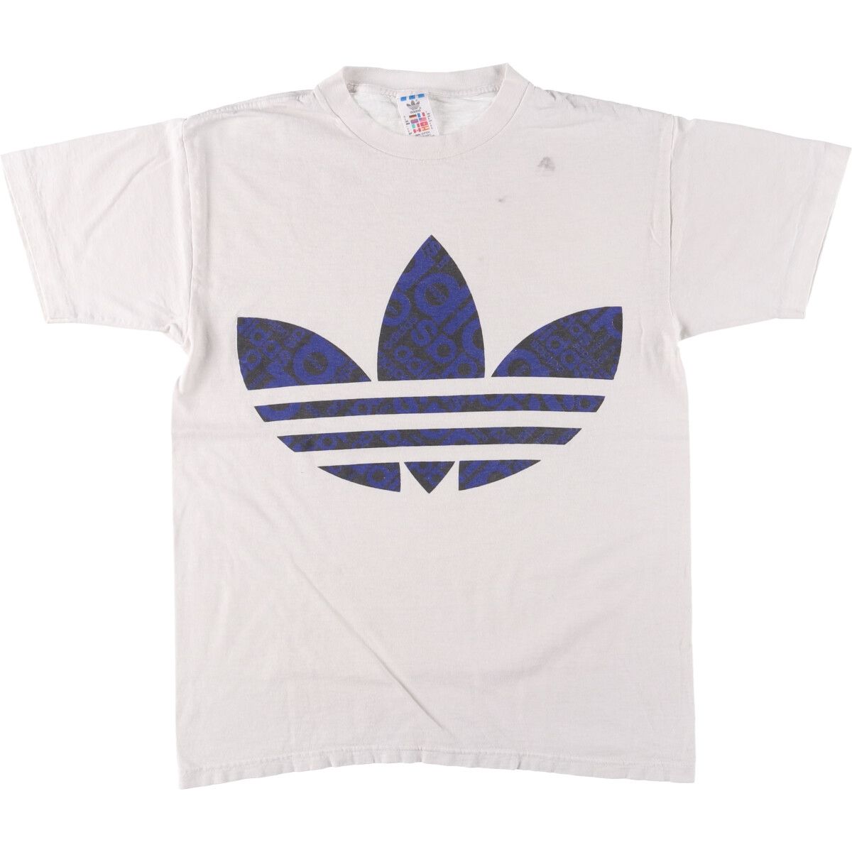 古着 90年代 アディダス adidas トレフォイルロゴ ロゴプリントT