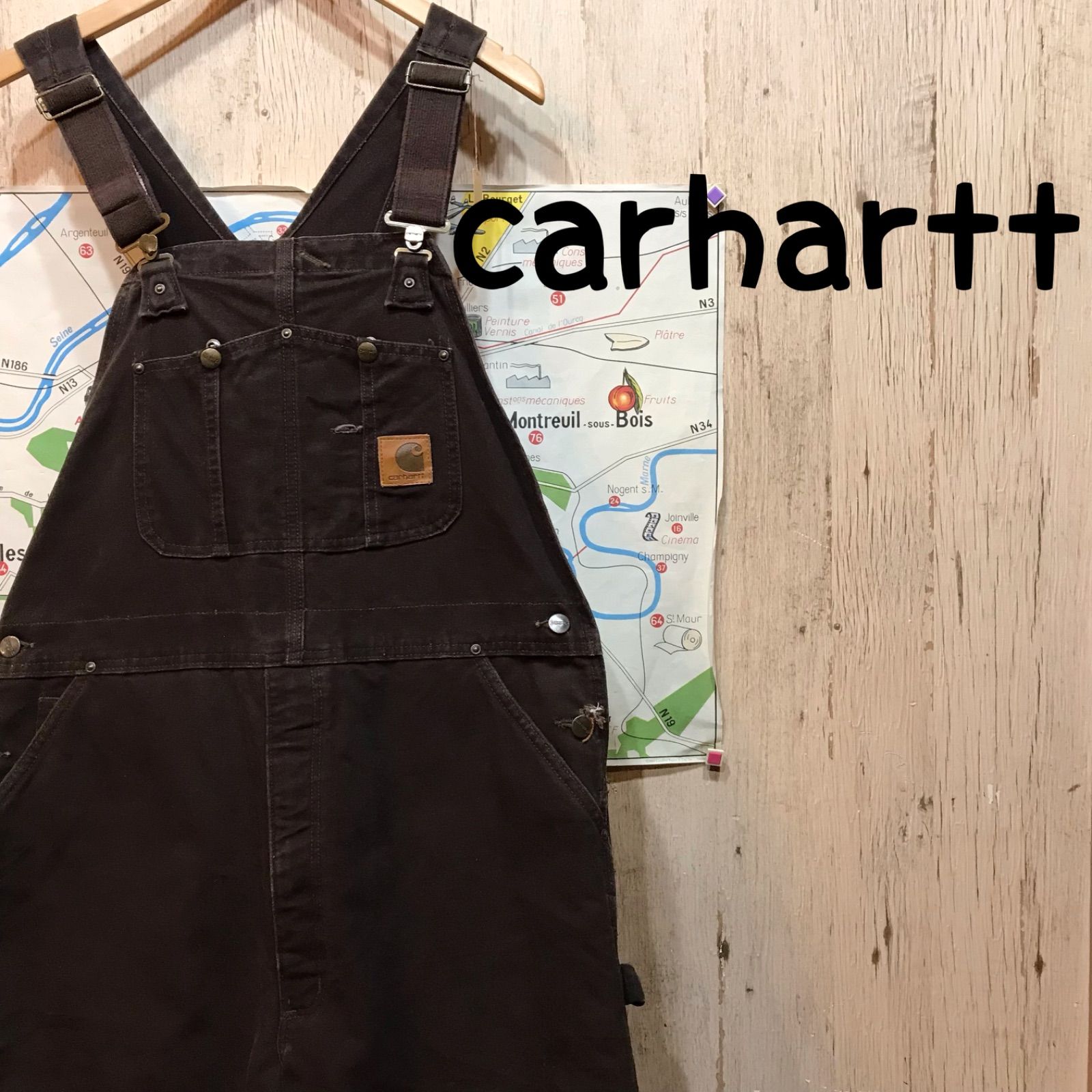 carhartt カーハート オーバーオール w38 古着 (867) - メルカリ