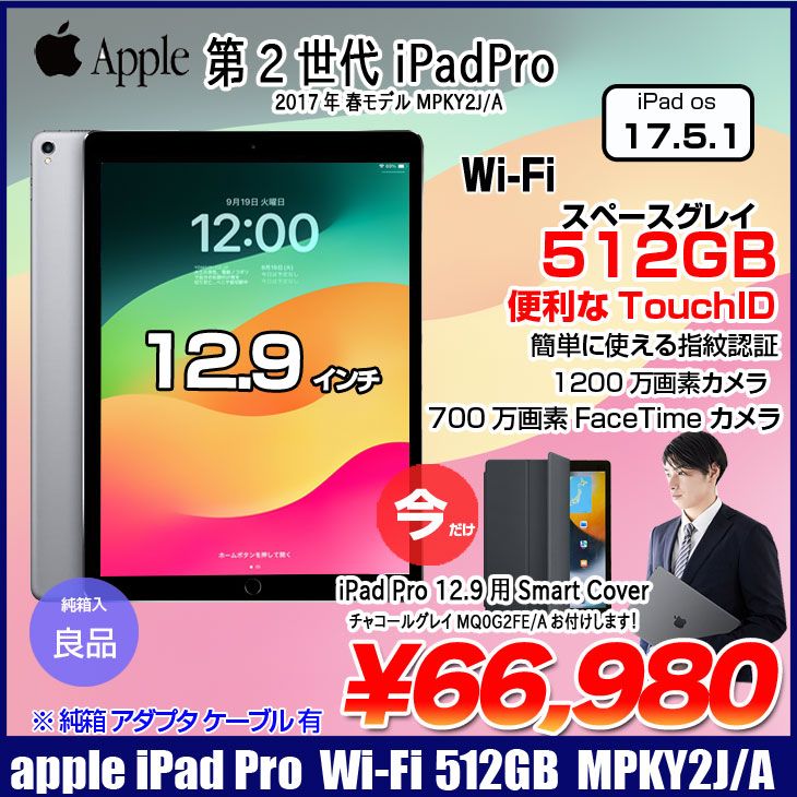 435【美品】 iPad PRO 12.9インチ(第2世代) 64GB Wi-Fi 435【美品】 iPad PRO 12.9インチ(第2世代) 64GB Wi-Fi