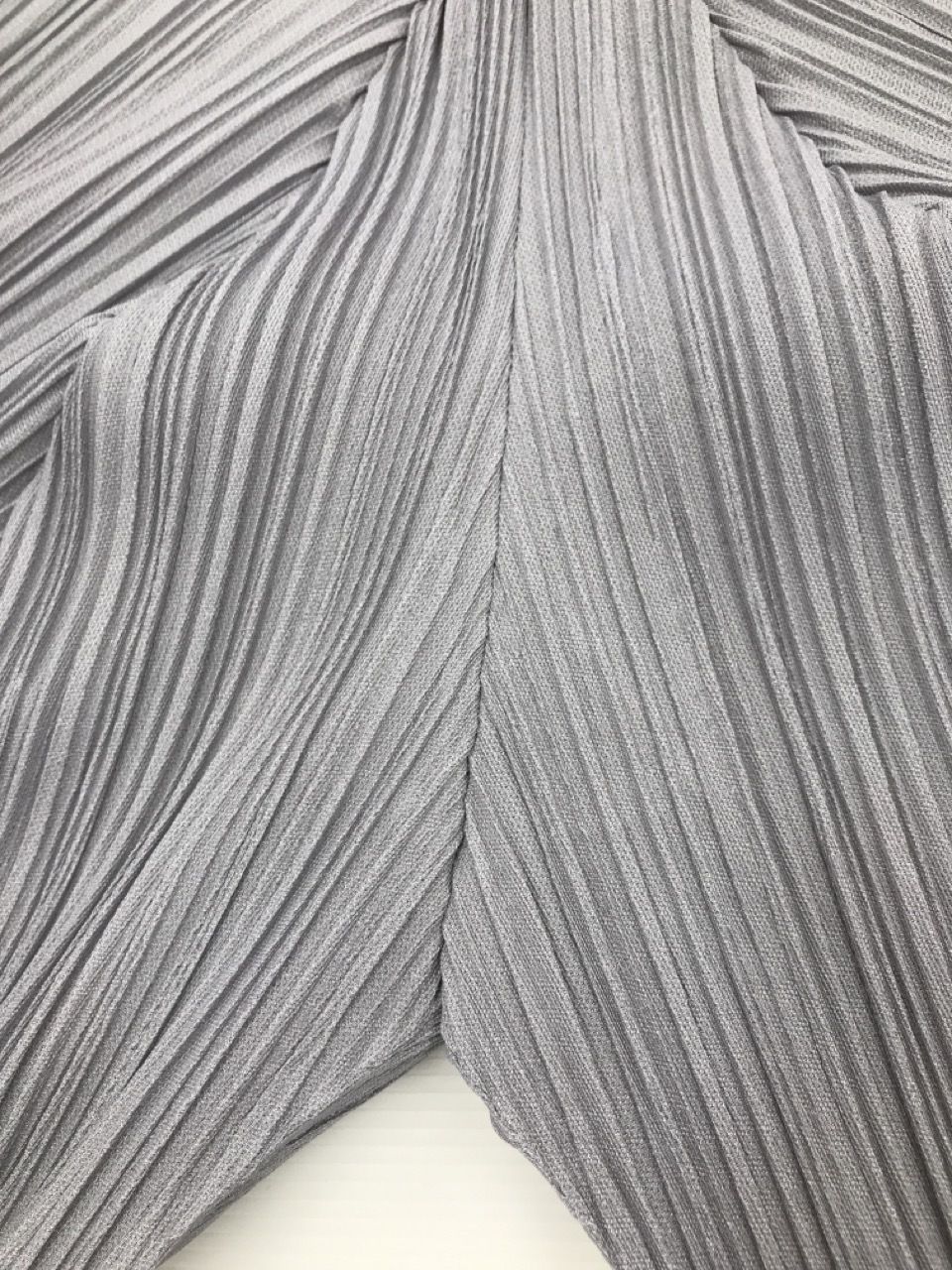 PLEATS PLEASE グレーショートパンツ 140-150]ダブルレースアップショートパンツ(ハーフ・ショート丈