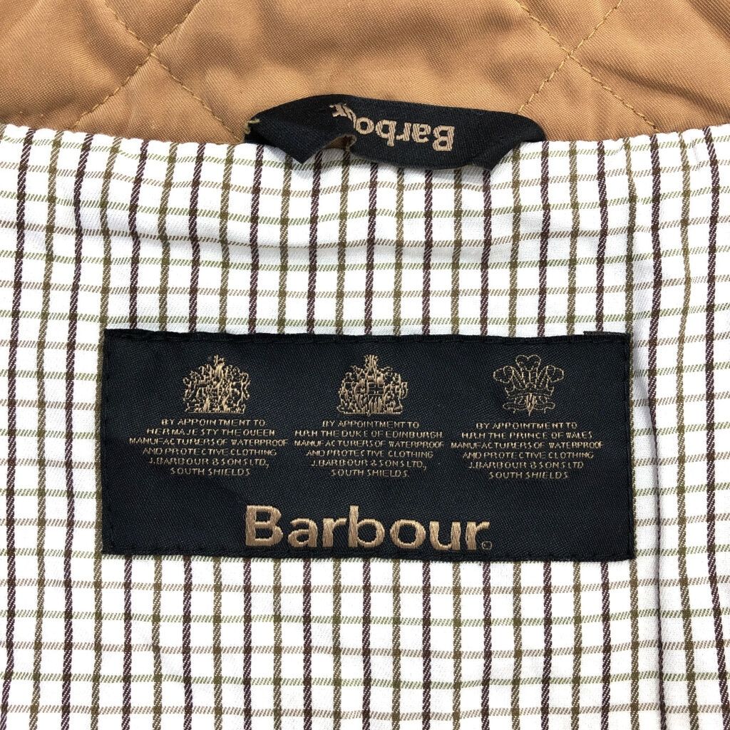 Barbour - Barbour バブアー MICROFIBRE QUILT WAISTCOAT キルティングベスト ベージュ(レディース 10)中古 古着 U3357 Barbour バブアー MICROFIBRE QUILT WAISTCOAT キルティング
