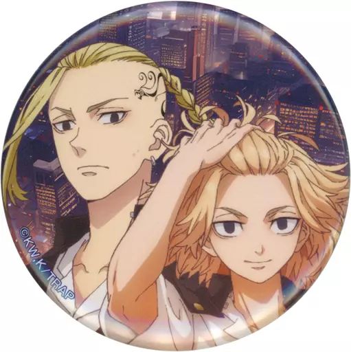 中古】バッジ・ピンズ 佐野万次郎＆龍宮寺堅 缶バッジ 「東京