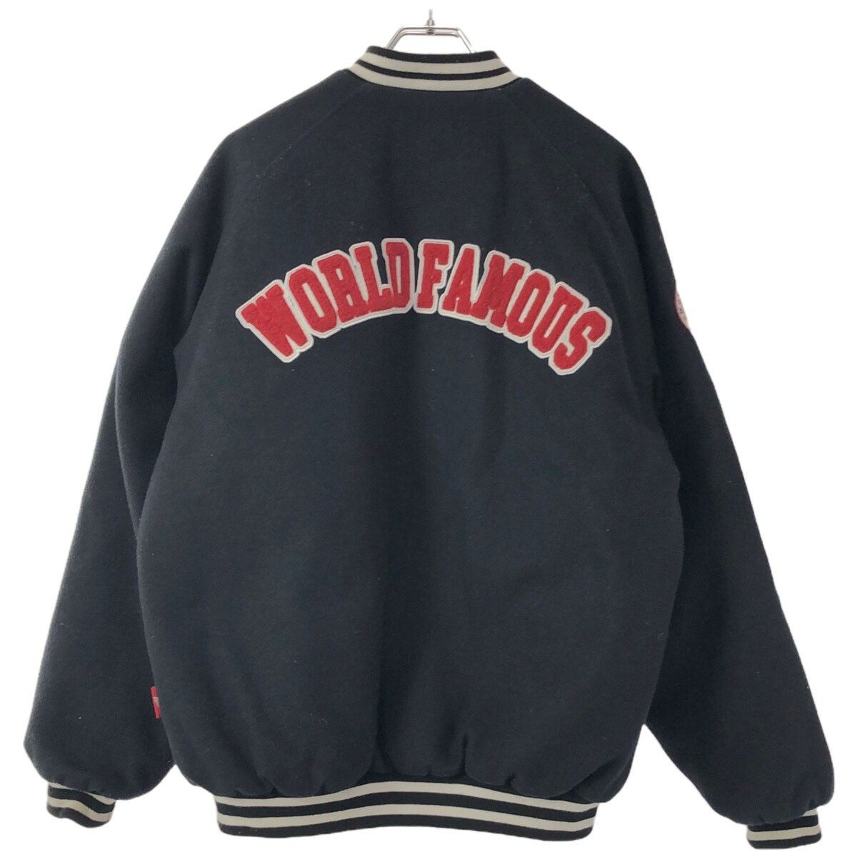 MOBB モブ　スタジャン　スタジアムジャンパー　ネイビー MOBB モブ STADIUM 45 MELTON JACKET メルトンスタジアム
